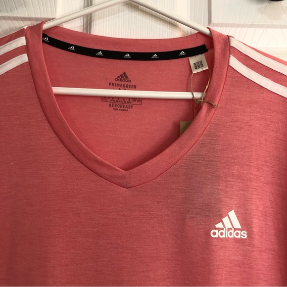 Adidas 3 Stripes AeroReady Tee - Picture 5 of 15